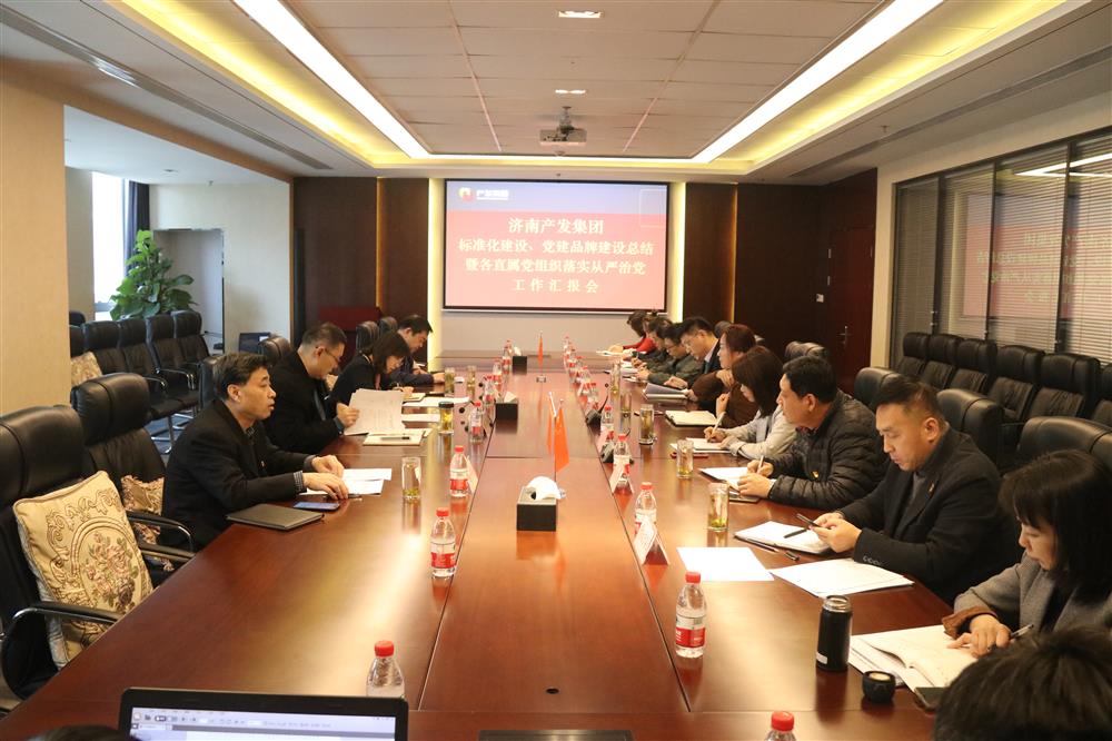 集團黨委召開(kāi)黨組織標準化建設、 黨建品牌建設活動(dòng)總結暨各直屬黨組織落實(shí)從嚴治黨工作匯報會(huì )議